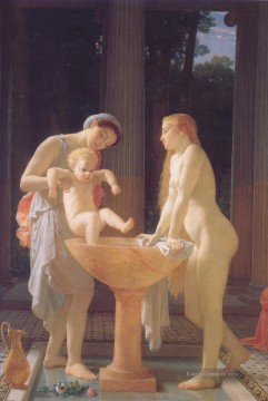  Nacktheit Malerei - Das Bad Nacktheit Marc Charles Gabriel Gleyre
